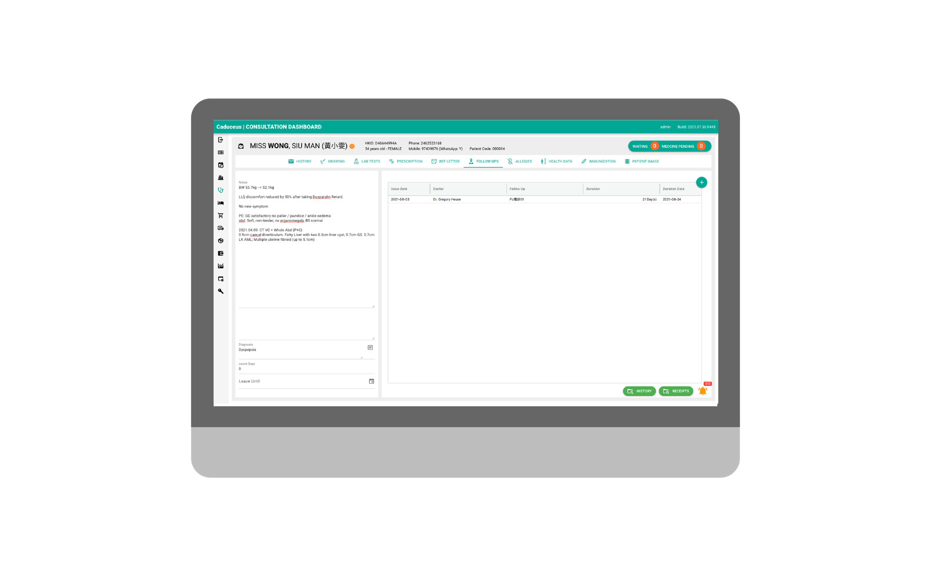 Consultation Dashboard - Follow-Ups